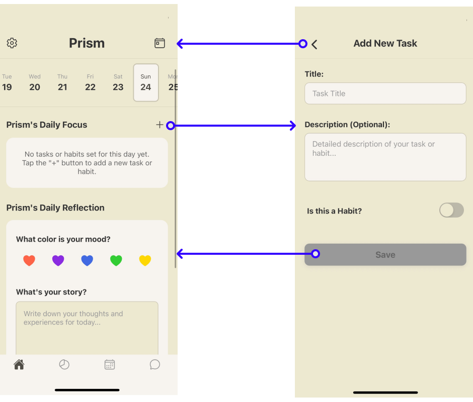 I simplified the UX by removing the onboarding flow, focusing on a minimalist, streamlined experience.